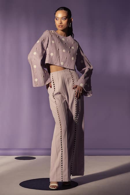 Sameer Madan Jane Anti-Fit Embroidered Top 