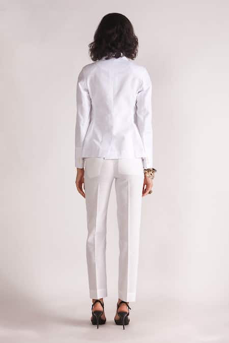 House Of Three Linen Notched Lapel Jacket 