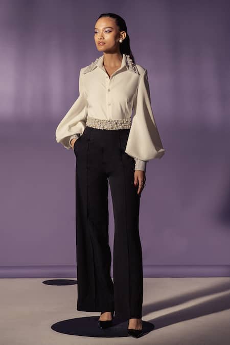 Sameer Madan The Gloria Princess Seam Trouser 
