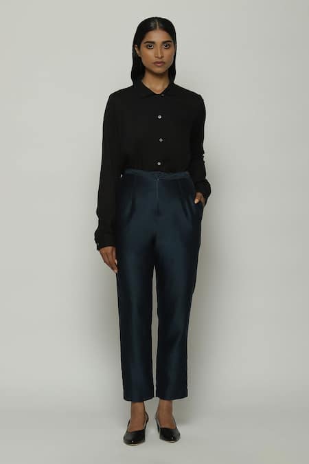 Abraham & Thakore Plain Trouser 