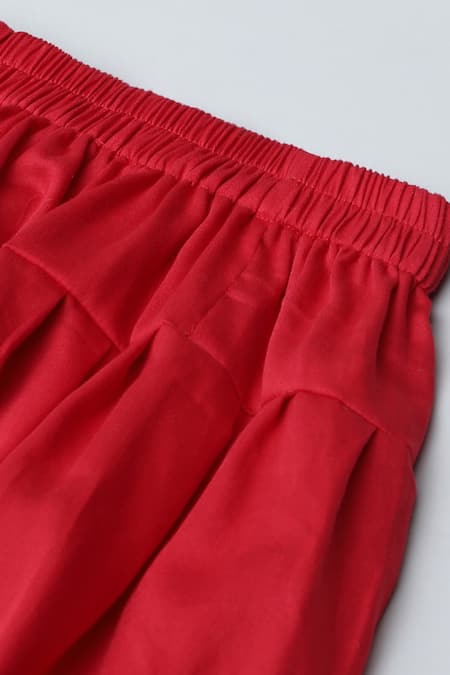 Shop Byb Premium Multi Color Cotton Gota Patti, Jaipuri Floral Print Kurta And Pyjama Set Shop_Byb Premium_Multi Color Cotton Gota Patti, Jaipuri Floral Print Kurta And Pyjama Set