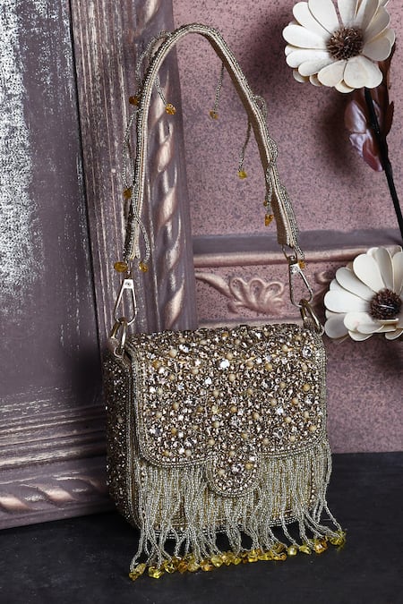 Kreivo By Vamanshi Damania Bead Embellished Bag 