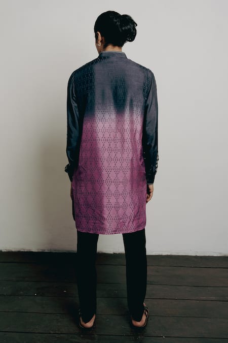 Krishna Mehta Shaded Bandhani Print Kurta & Pant Set 