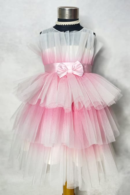 Karasa baby Ombre Pleated Dress 