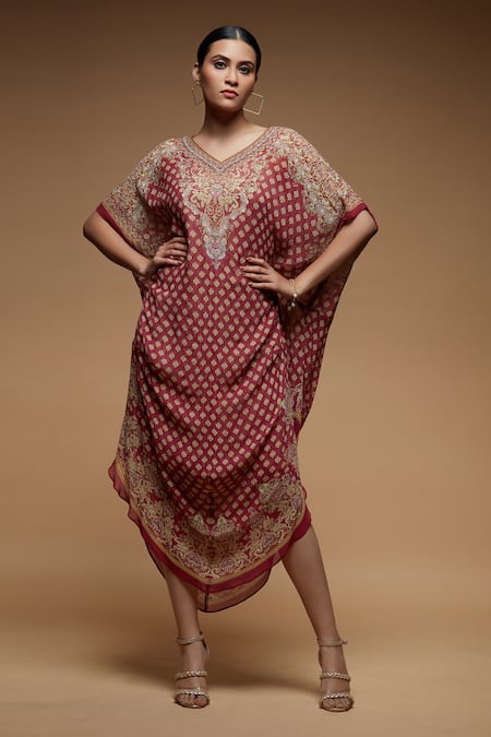 NIRRAAMYAA Floral Butti Print Tunic 