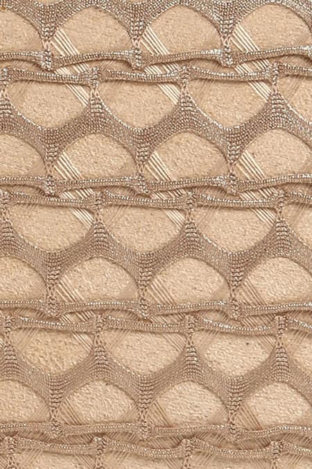 Richa Gupta Beige Lace Work Clutch Online at Aza Fashions Richa Gupta_Beige Lace Work Clutch _Online_at_Aza_Fashions