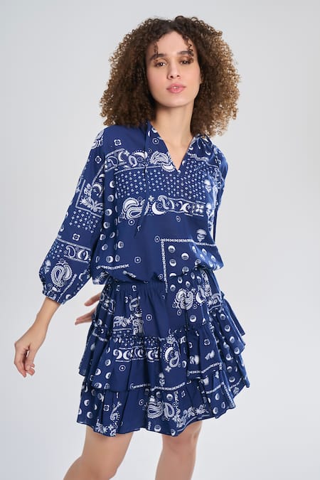 Terra Luna Cosmic Medley Print Dress 