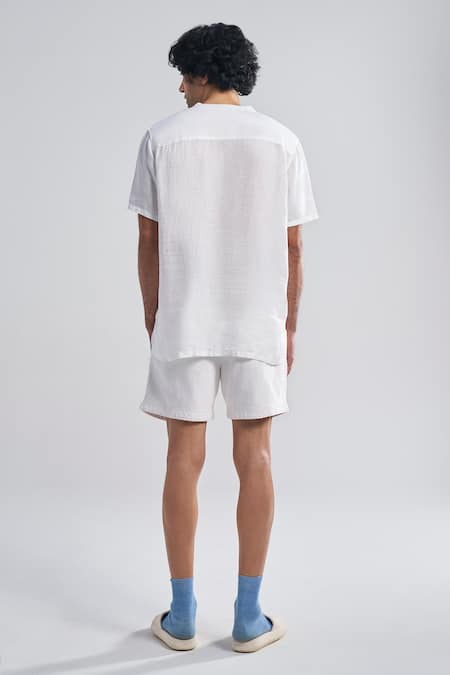 Terra Luna Linen Solid T-Shirt 