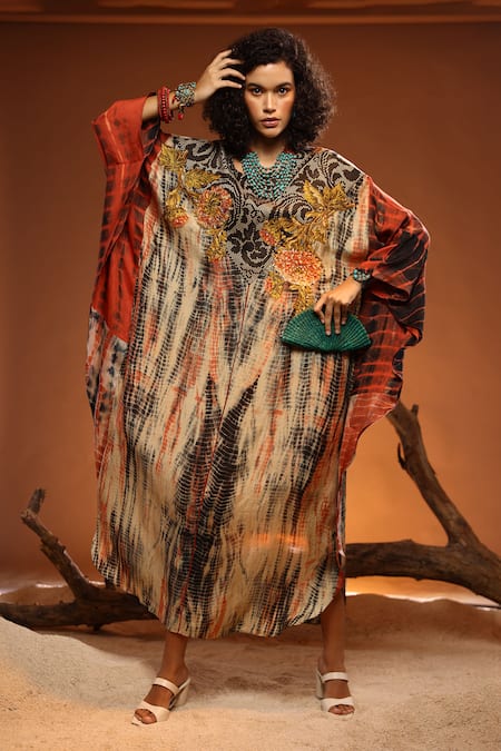 Capisvirleo Danta Tie Dye Kaftan 