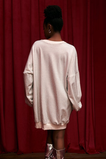 Itrh Crystalized Groove Embellished Sweatshirt 