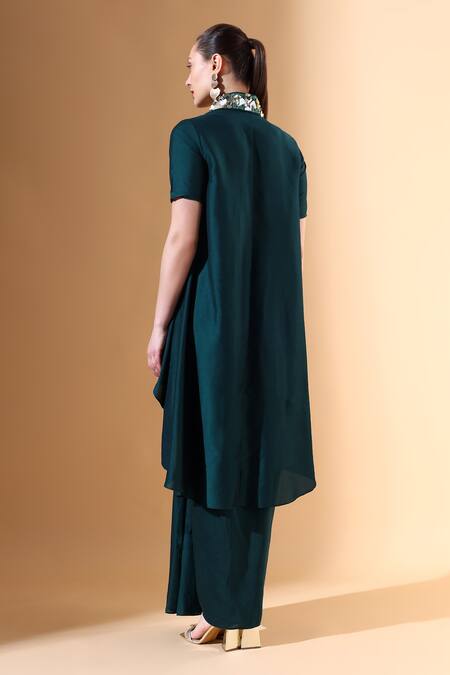 Aakaar X AZA Coin Embellished Skirt Set For Kids