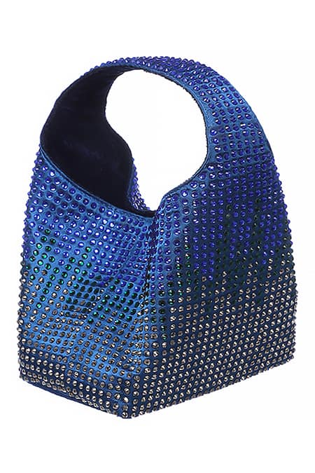 ETCETERA Rhinestones Embellished Mini Bag 