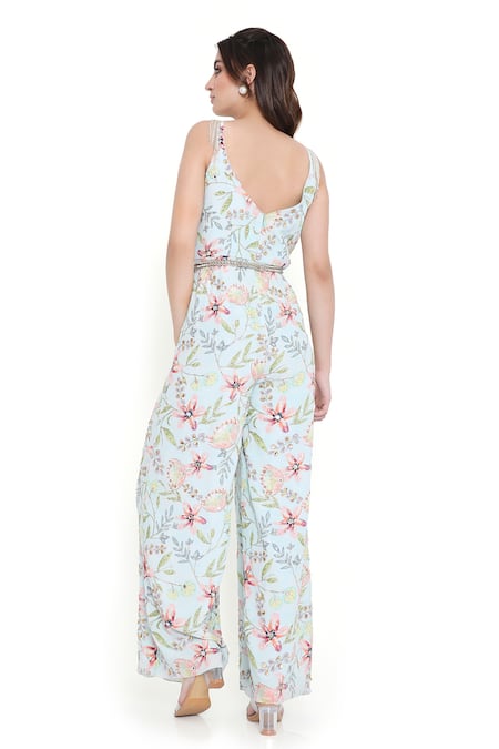 Payal Singhal Floral Dream Print Jumpsuit 
