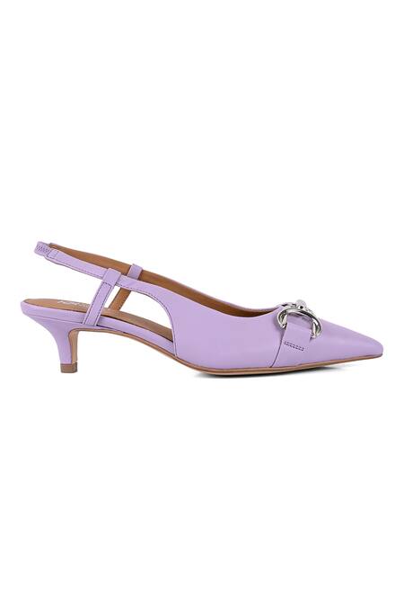 Vanilla Moon_Purple Bows Oakley Embellished Kitten Heels_Online_at_Aza_Fashions