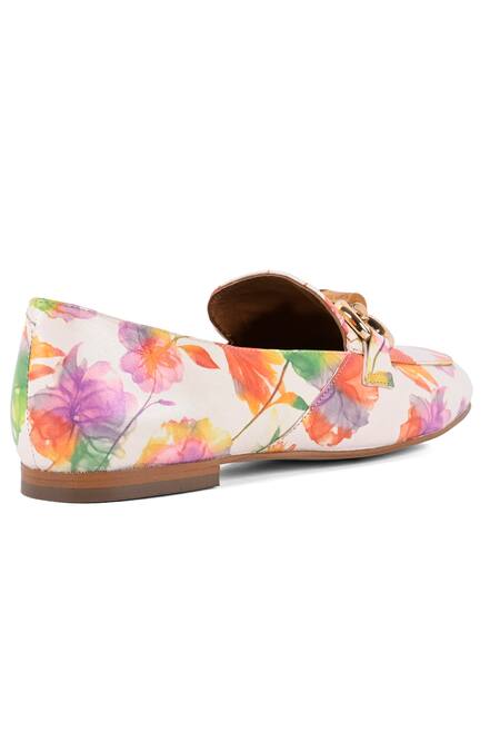 Buy_Vanilla Moon_Multi Color October Floral Print Loafers_Online_at_Aza_Fashions