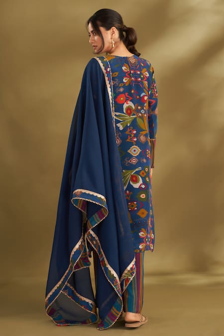 Affroz Floral Print Kurta Set 