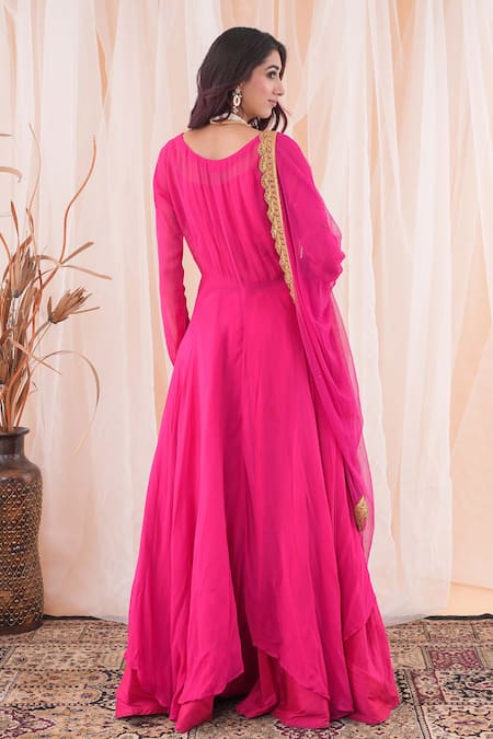 Farha Syed Embroidered Anarkali Skirt Set 