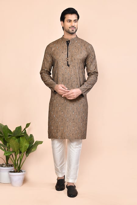 Arihant Rai Sinha Abstract Print Straight Kurta 