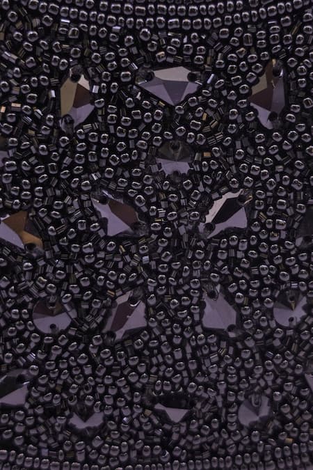 Buy Versuhz Black Bead The New Moon Shaped Mini Crossbody Bag Online at Aza Fashions Buy_Versuhz_Black Bead The New Moon Shaped Mini Crossbody Bag _Online_at_Aza_Fashions