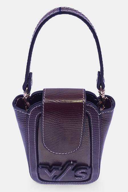 Versuhz Brown Thread Chocolate Versus 3d Embroidered Waistbelt Bag Online at Aza Fashions Versuhz_Brown Thread Chocolate Versus 3d Embroidered Waistbelt Bag_Online_at_Aza_Fashions