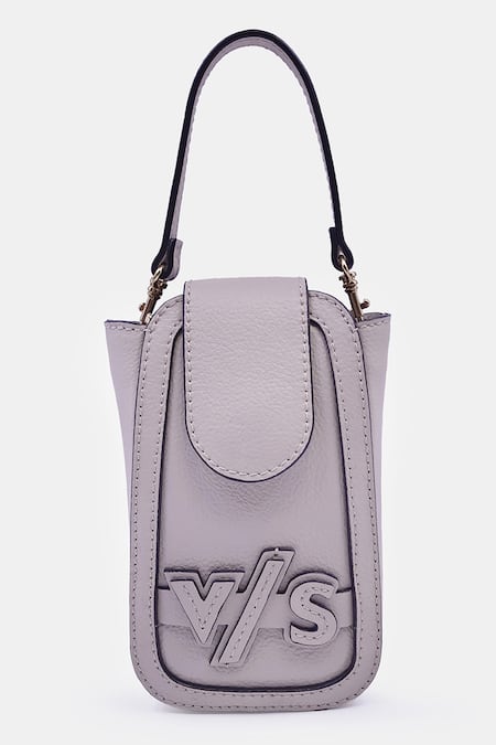 Versuhz_White Thread Versus 3d Pattern Waistbelt Bag_Online_at_Aza_Fashions