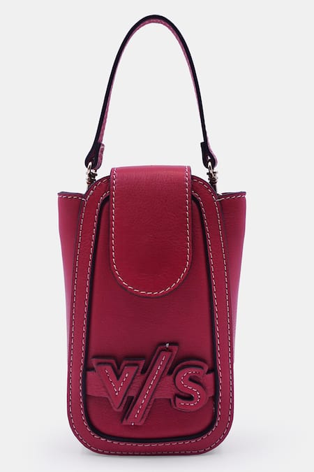 Buy Versuhz Pink Embroidery Versus 3d Stitchline Thread Work Waistbelt Bag Online at Aza Fashions Buy_Versuhz_Pink Embroidery Versus 3d Stitchline Thread Work Waistbelt Bag_Online_at_Aza_Fashions