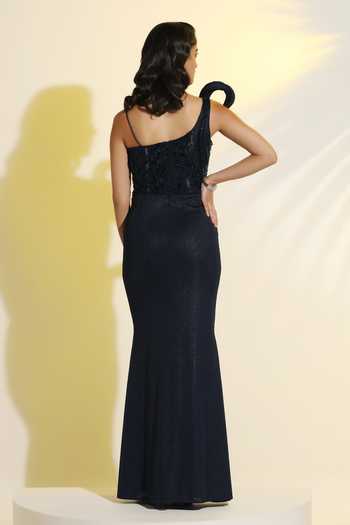 Meenagurnam Sculptured Bodice Bodycon Gown 
