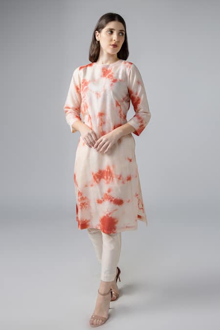 Bihart Tie-Dye Kurta Trouser Set 