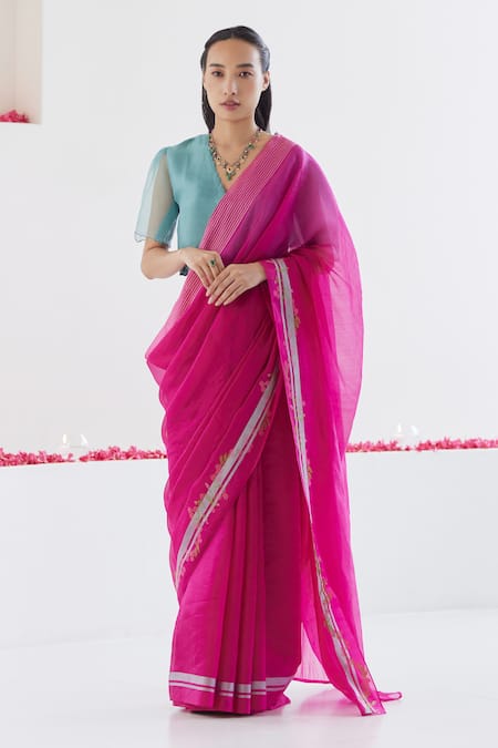 Surmaye Nostalgic Embrace Jamdani Saree 