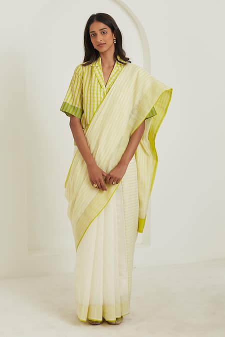 Surmaye Nostalgia Handloom Cotton Silk Saree 