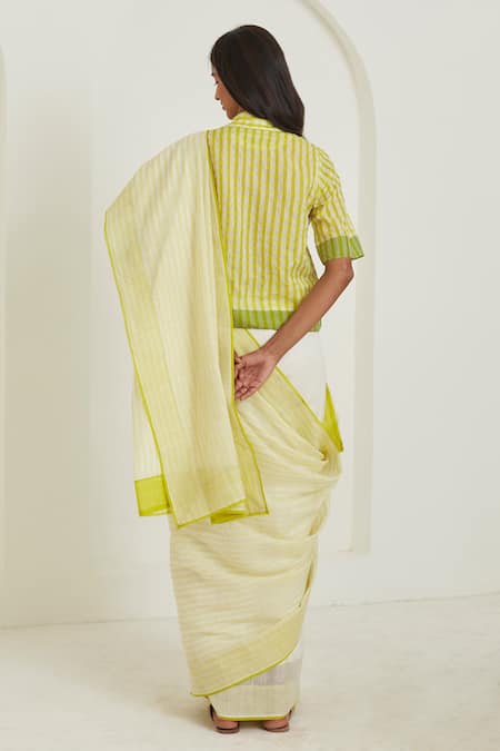 Surmaye Nostalgia Handloom Cotton Silk Saree 