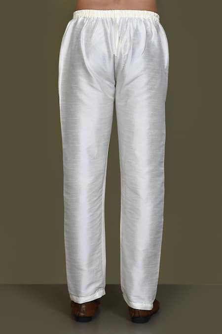 Buy_Arihant Rai Sinha_Green Jacquard, Silk Embroidery Flame Swirl Layered Sherwani With Aligadhi Pant _Online_at_Aza_Fashions