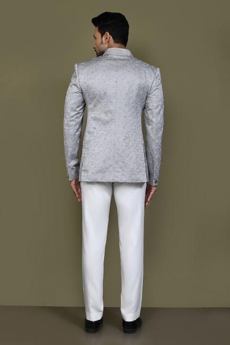 Arihant Rai Sinha Thread Work Bandhgala 