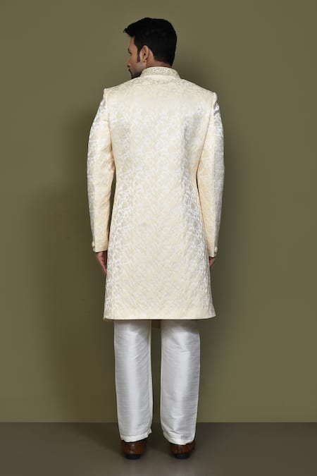 Arihant Rai Sinha Flora Garden Sherwani With Aligadhi Pant 