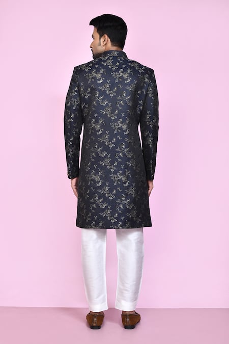 Arihant Rai Sinha Bloom Garden Sherwani With Aligadhi Pant 