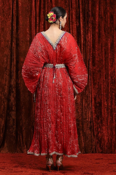 Shikhar Sharma Gota Embroidered Kaftan 