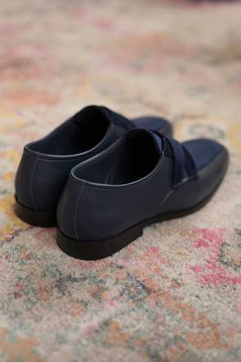 Shop_Coral Haze_Blue Clement Criss Cross Strap Loafers _Online_at_Aza_Fashions