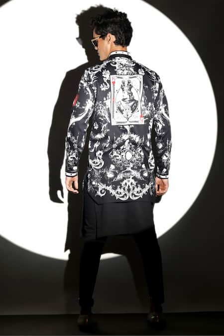 Shop MR. Ajay Kumar Multi Color Cotton Rajsamand Printed Shirt at Aza Fashions Shop_MR. Ajay Kumar_Multi Color Cotton Rajsamand Printed Shirt _at_Aza_Fashions