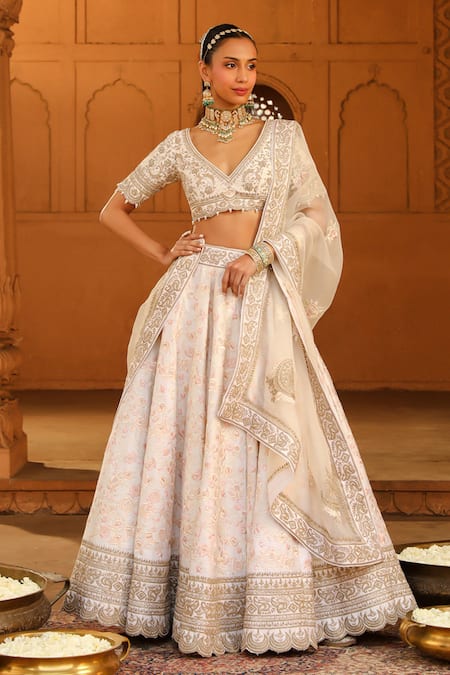 Sheetal Batra Maryam Embroidered Blouse Lehenga Set 