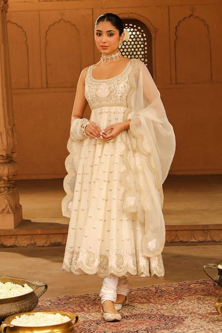 Sheetal Batra Wafiya Embroidered Anarkali Set 