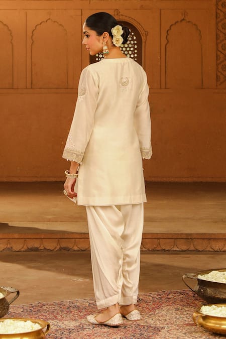 Sheetal Batra Ashira Silk Chanderi Kurta With Salwar 