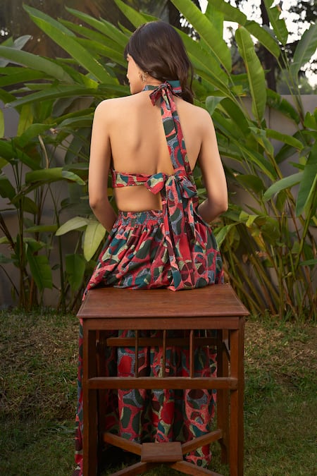 ZiP by Payal & Zinal Bubble Trouble Back Tie-up Dress