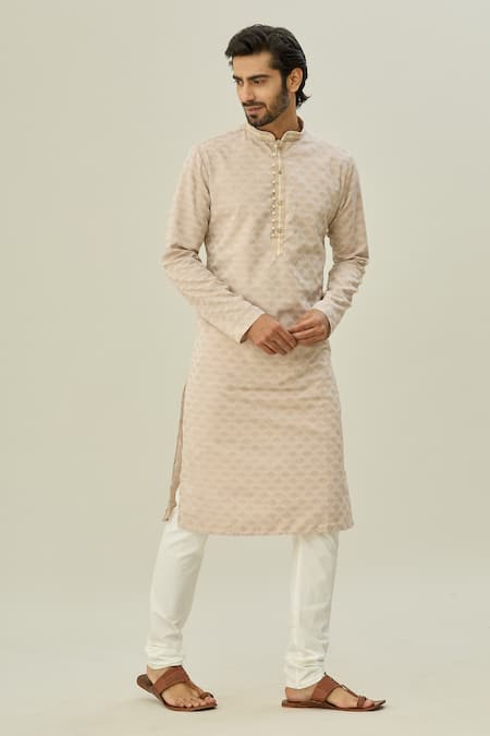 Arihant Rai Sinha Geometric Woven Kurta 