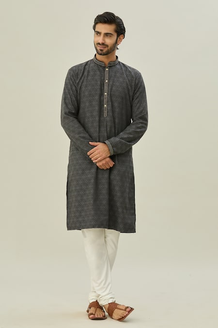 Arihant Rai Sinha Geometric Pattern Kurta Set 