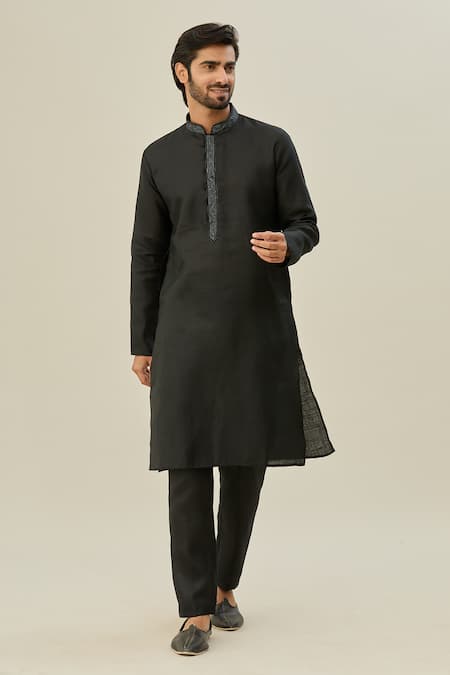 Arihant Rai Sinha Thread Placket Embroidered Kurta 