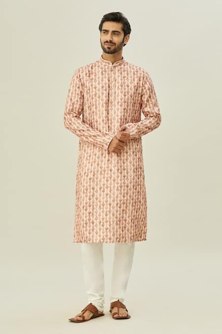 Arihant Rai Sinha Mandala Butti Print Straight Kurta 