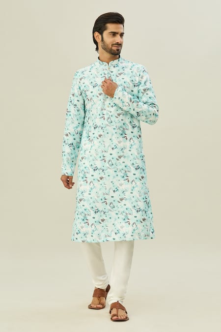 Arihant Rai Sinha Floral Bloom Print Kurta 