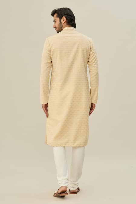 Arihant Rai Sinha Mandala Butti Pattern Kurta With Churidar 