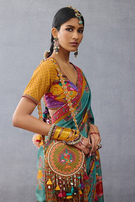 Buy Torani Yellow Tassels, Embroidery Dil Seher Basta Bag Online at Aza Fashions Buy_Torani_Yellow Tassels, Embroidery Dil Seher Basta Bag _Online_at_Aza_Fashions