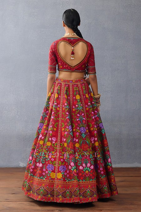 Torani Dil Surkh Eeda Printed Lehenga Set 